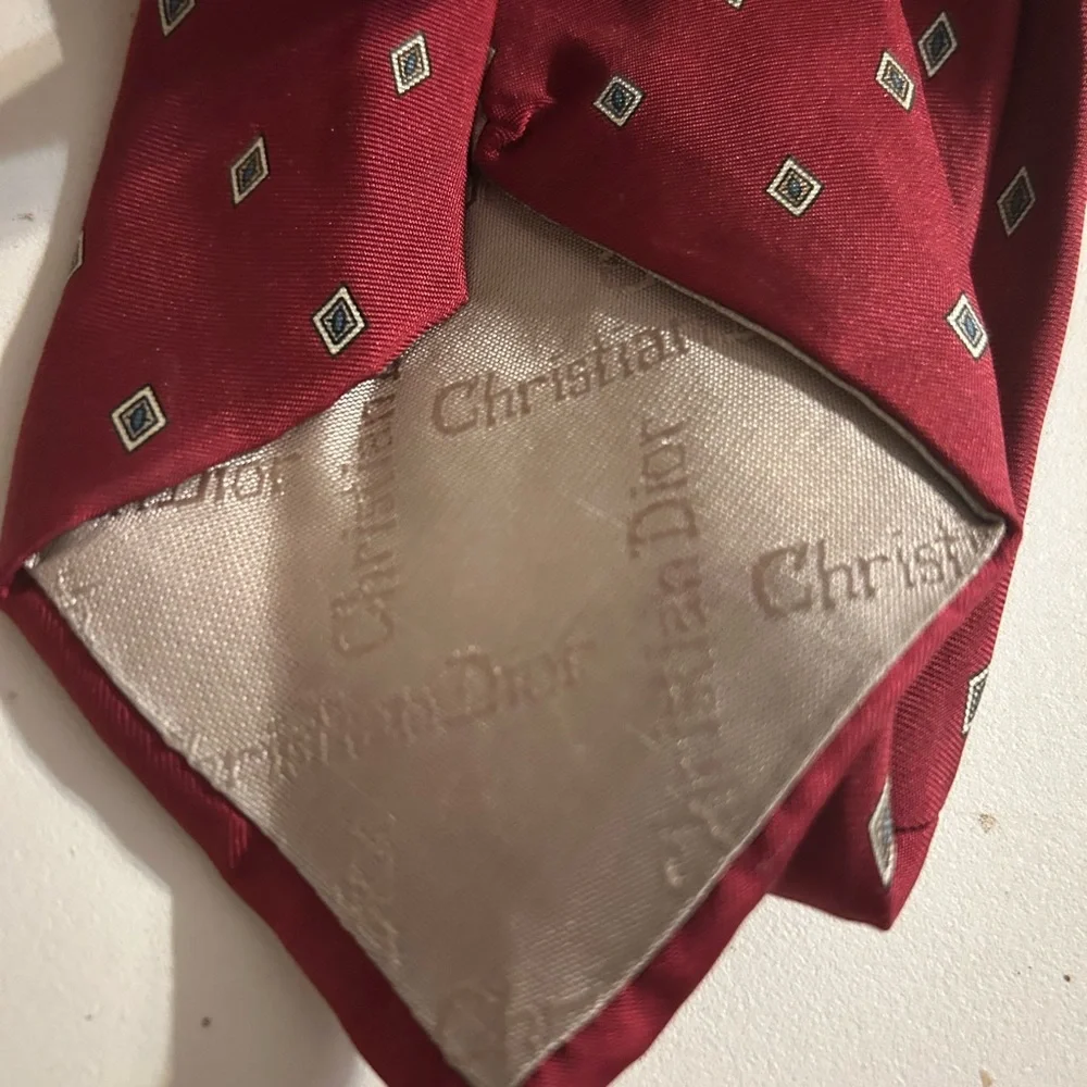 Mens vintage Christian Dior Silk Tie
